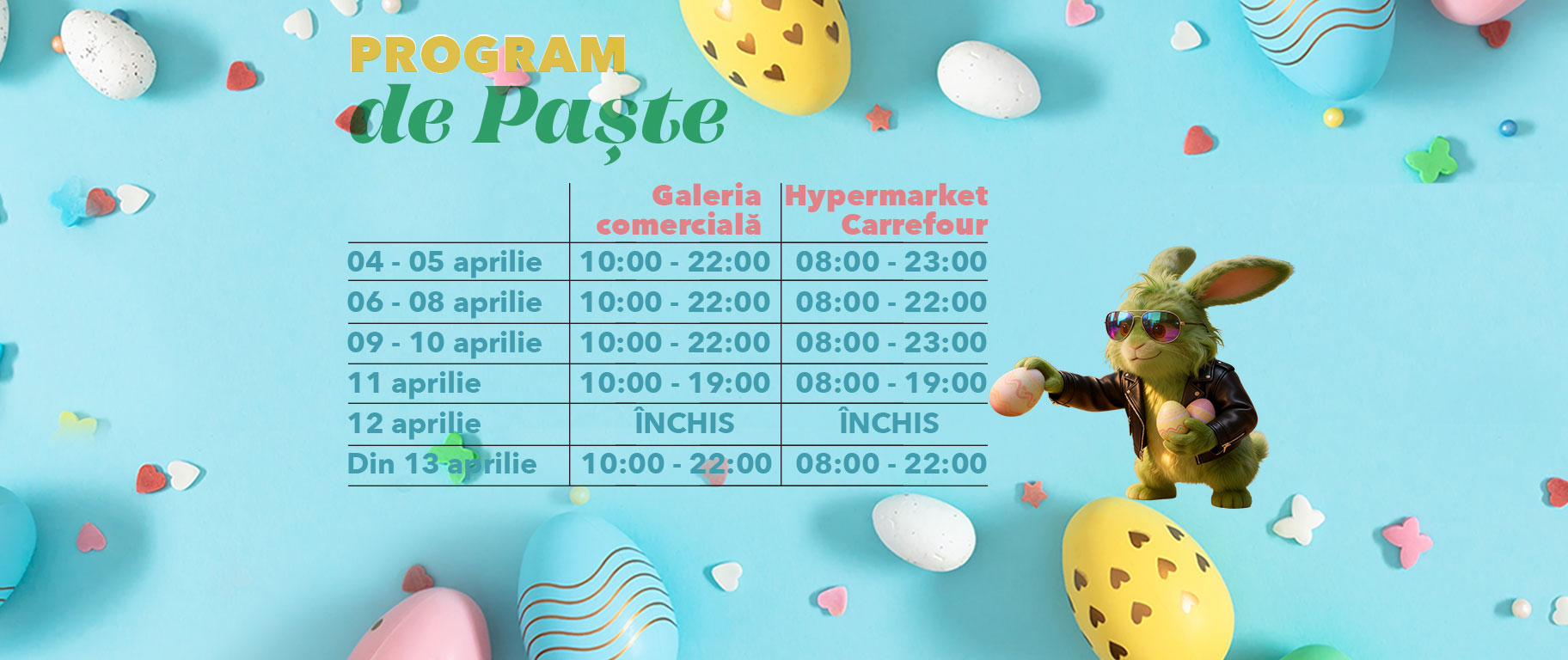 BRĂILA MALL: Startul sărbătorilor pascale cu evenimente și premii pentru vizitatori BRĂILA – Brăila Mall invită publicul să celebreze sărbătorile pascale printr-o serie de evenimente inedite și campanii speciale, desfășurate până pe 14 aprilie