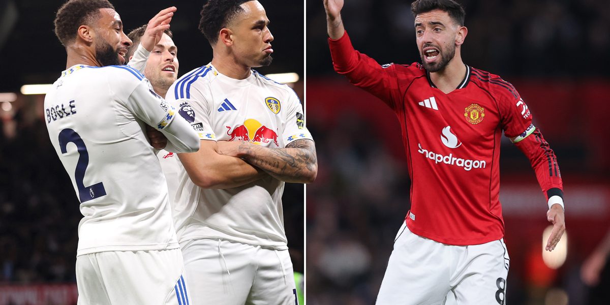 Fanii Man Utd, FURIOȘI: Ce a făcut Bruno Fernandes când Leeds a marcat