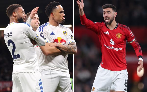Fanii Man Utd, FURIOȘI: Ce a făcut Bruno Fernandes când Leeds a marcat