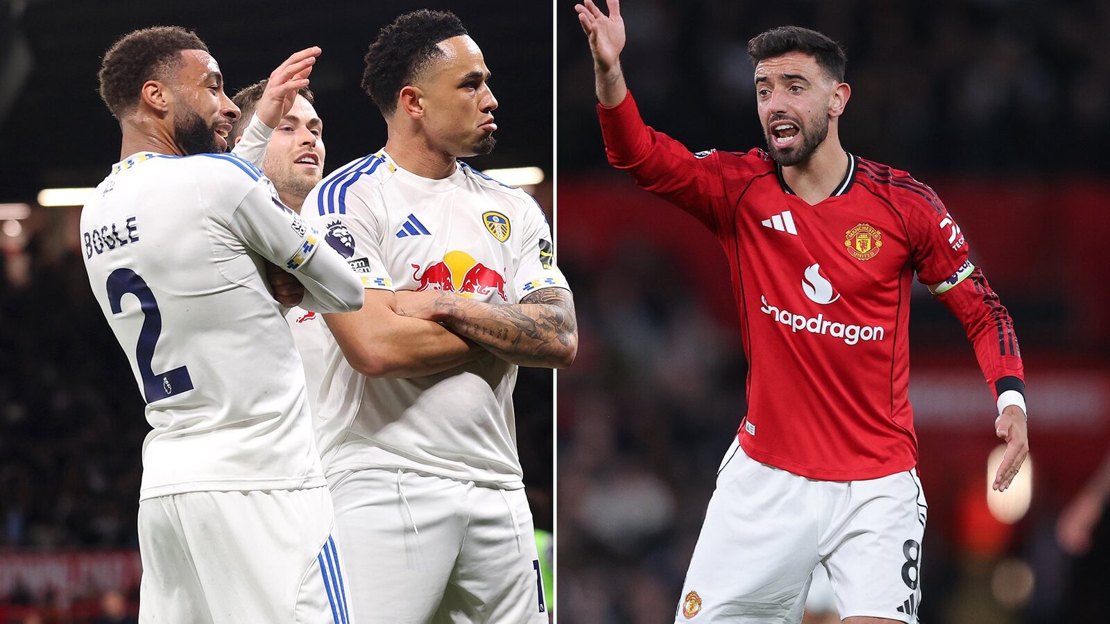 Fanii Man Utd, FURIOȘI: Ce a făcut Bruno Fernandes când Leeds a marcat