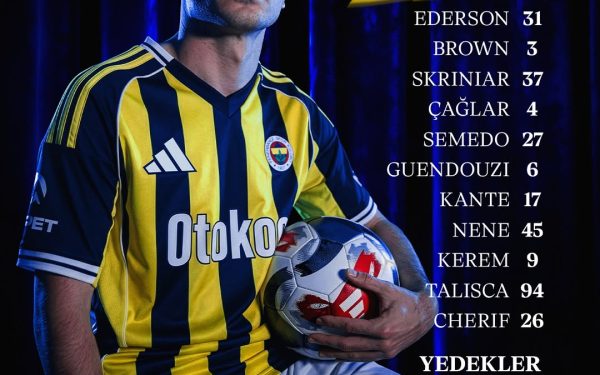 Fenerbahçe'nin Çaykur Rizespor Maçı İlk 11'i Belli Oldu