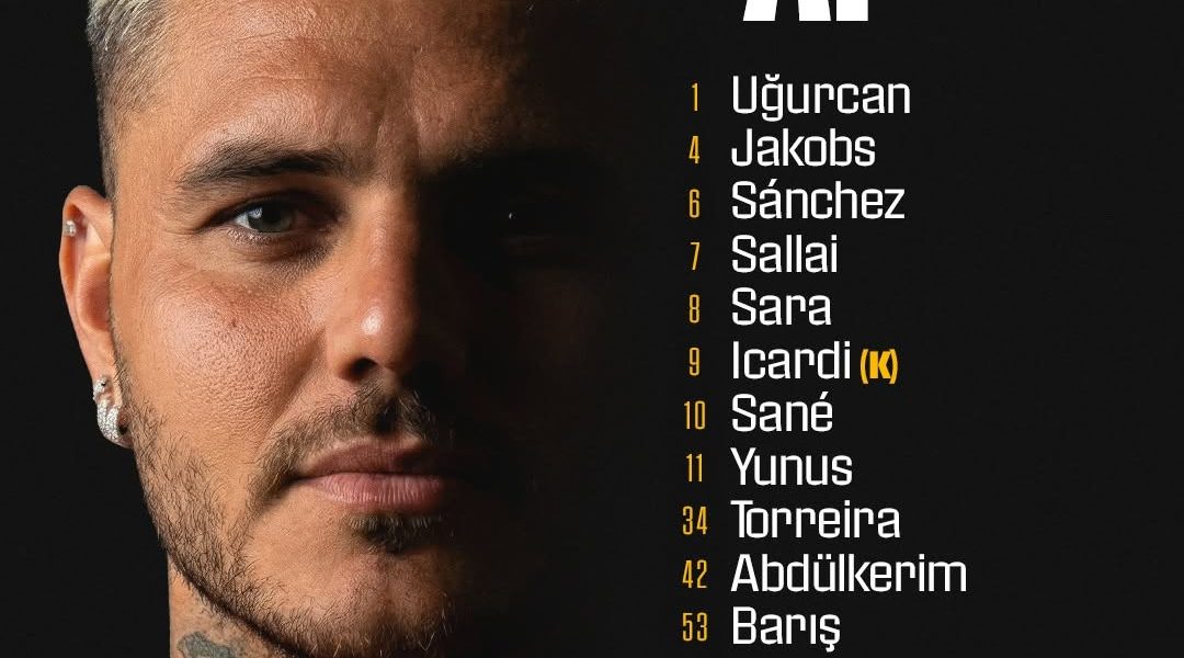 Galatasaray anunță lotul pentru meciul cu Gençlerbirliği