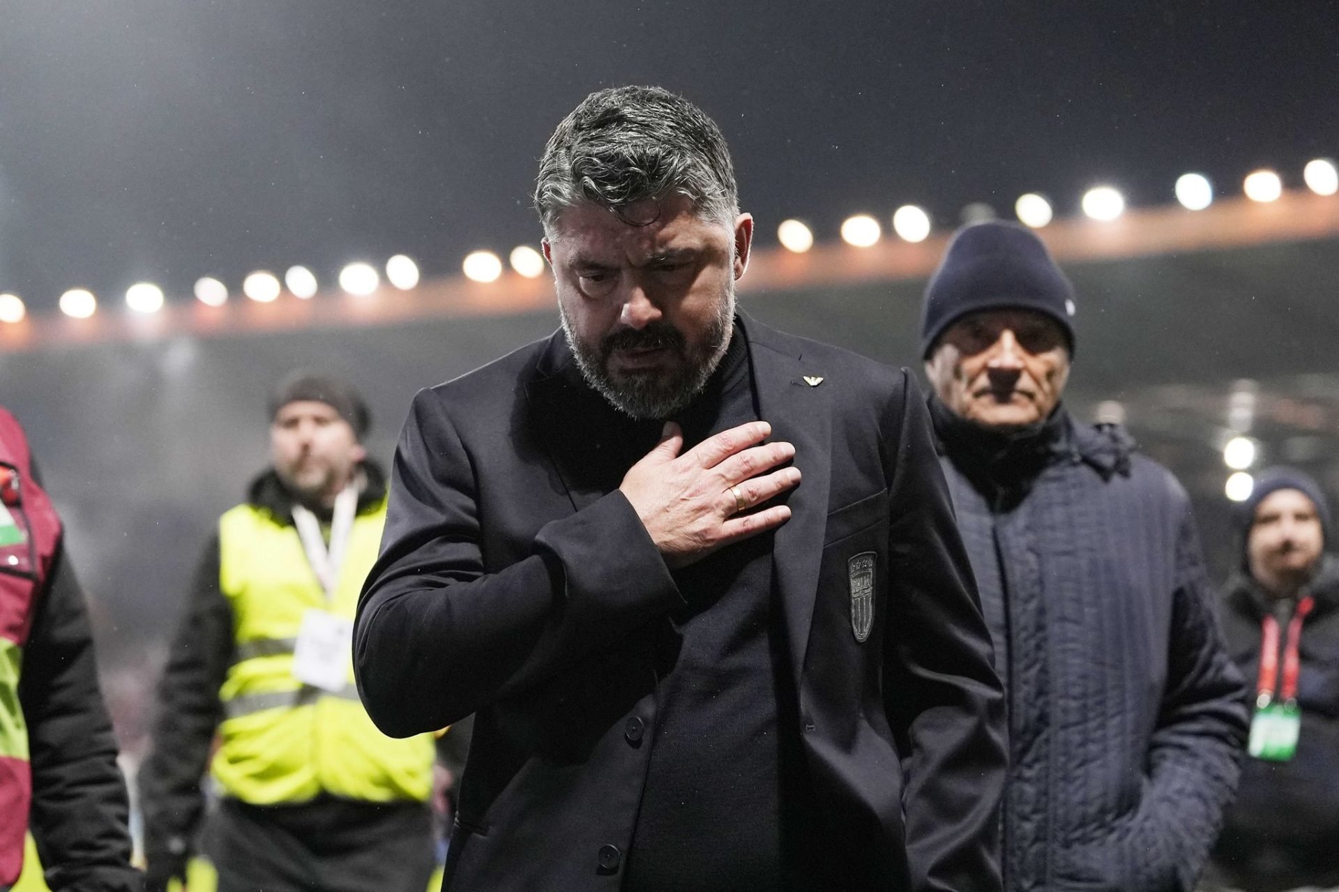 Coach Gattuso not interested in talking about his future after Italy miss out on World Cup again
