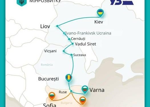 Tren direct Ucraina – Bulgaria, cu oprire la București: 30 de ore de călătorie din vară