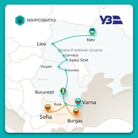 Tren direct Ucraina – Bulgaria, cu oprire la București: 30 de ore de călătorie din vară