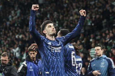 Pontuação do Arsenal nos acréscimos: Kai Havertz estabelece boas bases para as semifinais em Lisboa