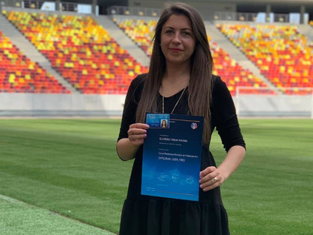 IRINA GIURGIU, prima antrenoare PRO din România, a lucrat la FCSB
