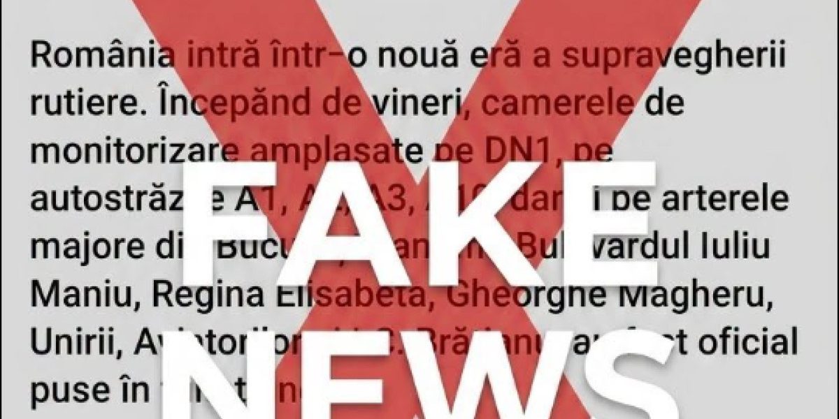 MAI: Informații false despre monitorizarea traficului, demontate de experți