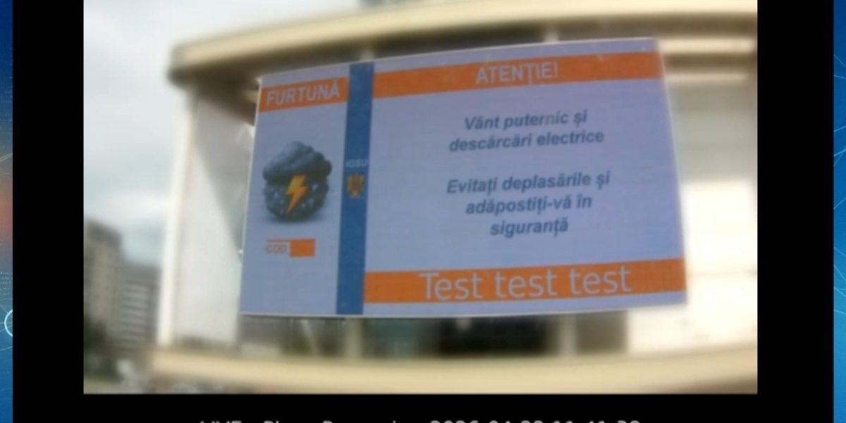 Alerte în București și 17 orașe: Panourile digitale, gata să afișeze rapid