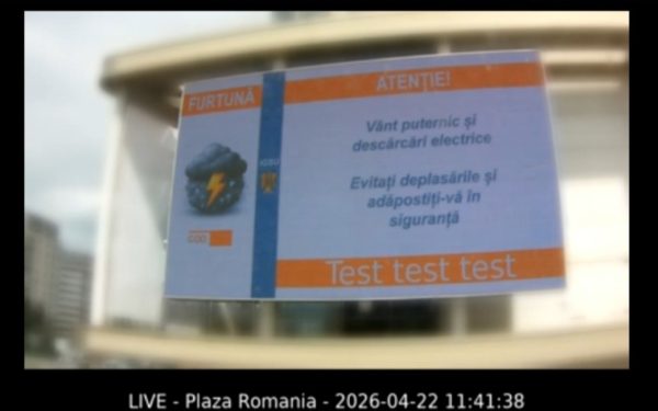Alerte în București și 17 orașe: Panourile digitale, gata să afișeze rapid