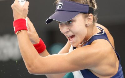Jacqueline Cristian bate Tamara Korpatsch în timpul meciului de la WTA Linz