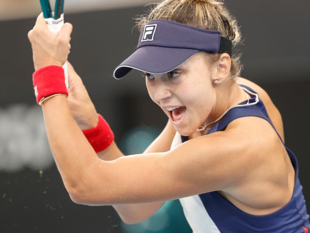 Jacqueline Cristian bate Tamara Korpatsch în timpul meciului de la WTA Linz