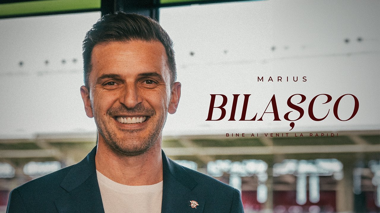 Marius Bilașco revine în familia Rapid după o pauză de 13 ani, de această dată într-un rol de conducere, fiind numit director sportiv adjunct al clubului