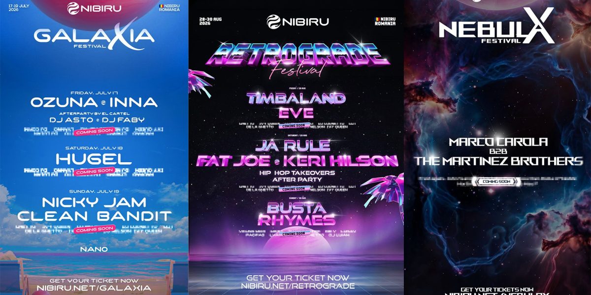 NIBIRU: 90 de artiști și festivaluri noi, dezvăluiri în direct de 5 ore