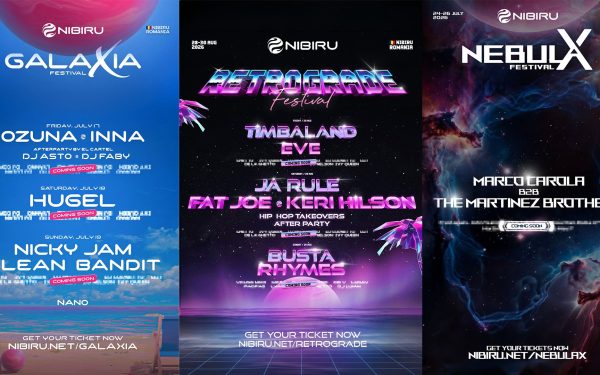 NIBIRU: 90 de artiști și festivaluri noi, dezvăluiri în direct de 5 ore