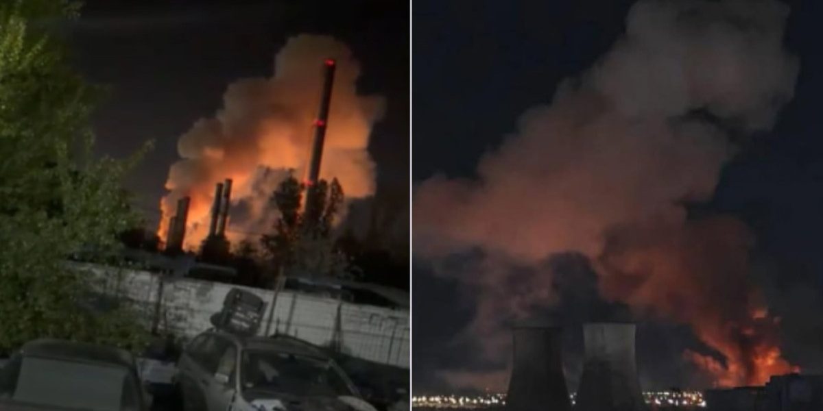 Explozie și incendiu la CET Vest din București: 3 transformatoare afectate