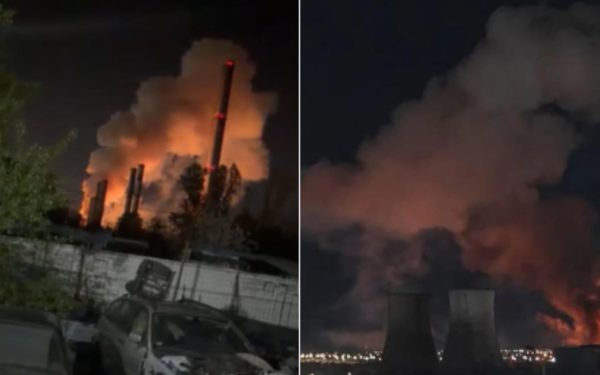 Explozie și incendiu la CET Vest din București: 3 transformatoare afectate