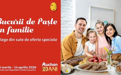 Oferte speciale de Paște la Auchan pentru toată familia