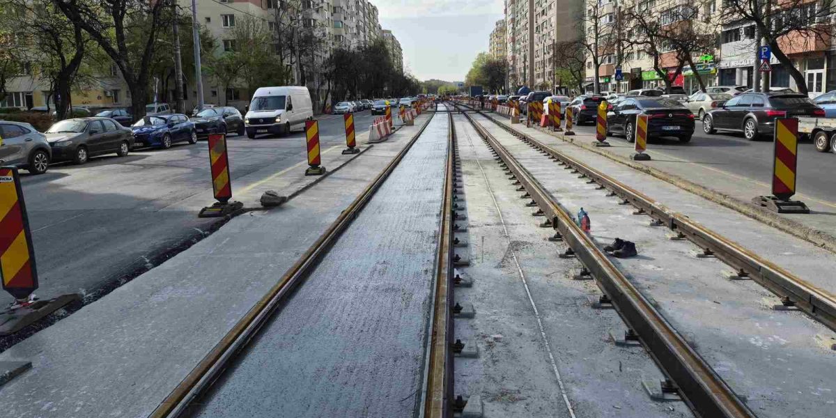 București: Lucrările la liniile de tramvai de pe Chișinău și Basarabia, spre final