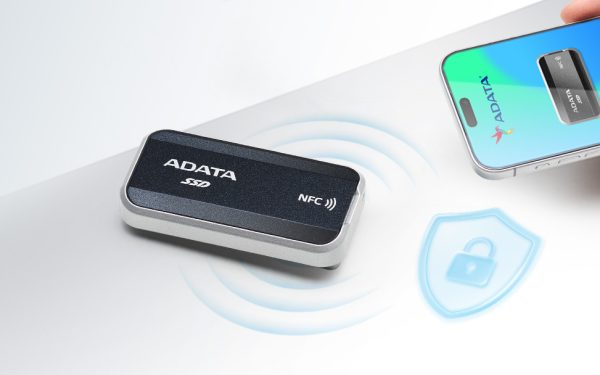 ADATA uimește: SSD-ul extern cu NFC ce-ți protejează datele
