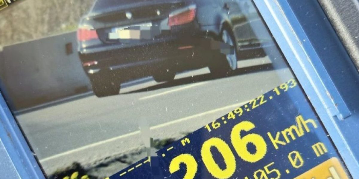 Șofer recordman: 206 km/h pe DN! Poliția: „Șoselele, piste de decolare?”