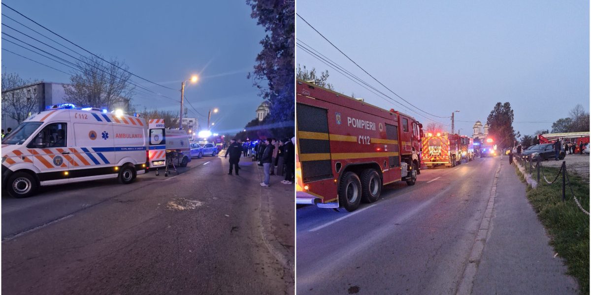 Incendiu devastator la Constanța: Plan Roșu activat, șapte victime la spital