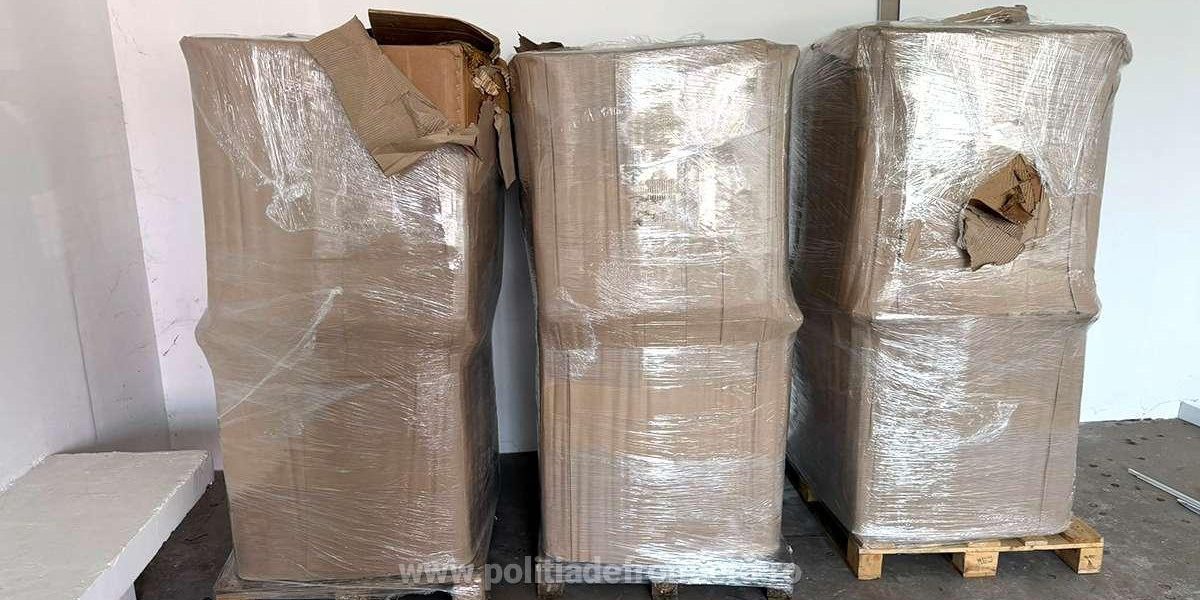 Giurgiu, lovitură la contrabandă: Peste o tonă de tutun ilegal, confiscată