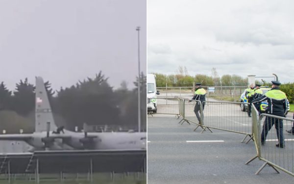 Bărbat, intruziune șocantă pe pista aeroportului Shannon: s-a urcat pe avion militar american