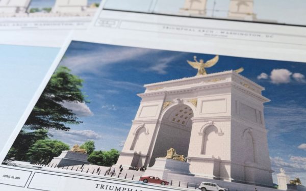 Trump vrea arc de triumf colosal la Washington: De trei ori mai înalt ca-n București
