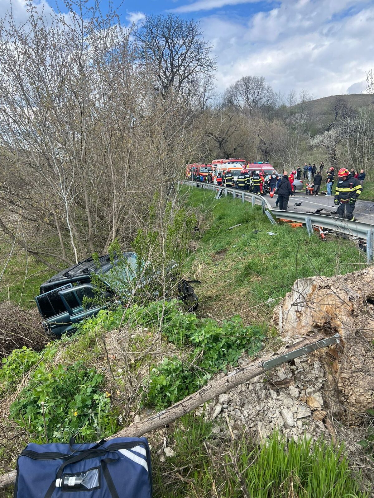 Accident GRAV în Sibiu: Planul Roșu, activat pe un drum județean