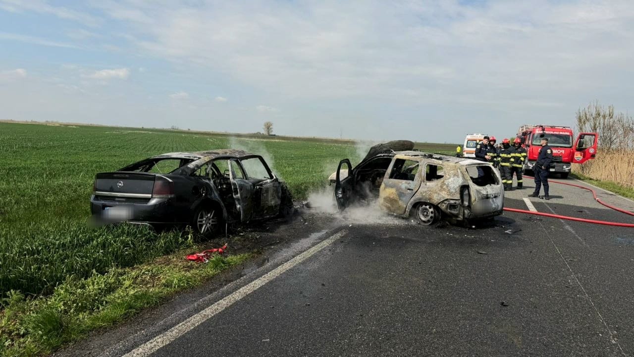 Grav accident în Timiș: O femeie a murit, trei răniți
