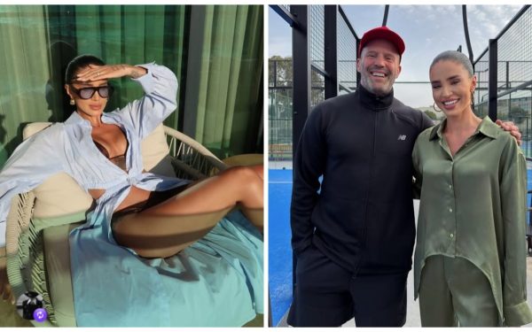 Adelina Pestrițu, poză de colecție cu Jason Statham: „Fără cuvinte”