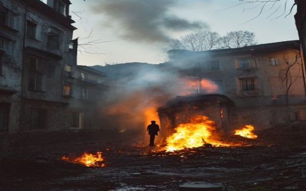 Incendiu devastator în Mureș: Un bărbat de 60 de ani, găsit carbonizat după ce o lumânare a aprins casa