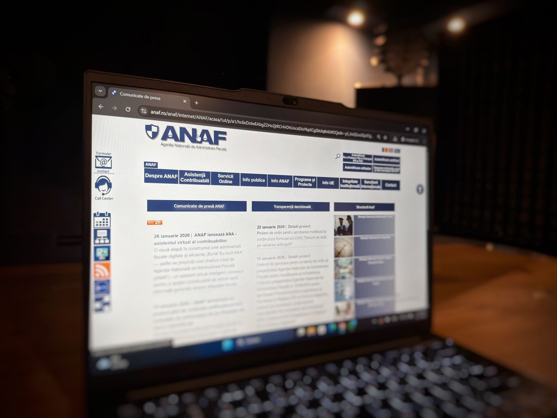 ANAF lansează proiectul 2026 pentru actualizarea Formularului 112