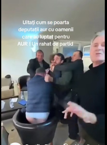 Tanasă, implicat într-o nouă scenă violentă în AUR: „Mi-am dat viața pentru partid”