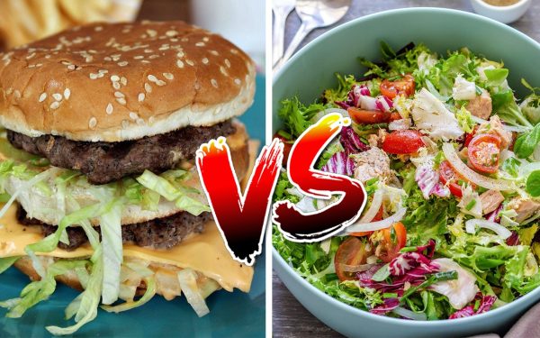 Salată cu ton vs Big Mac: Ce te îngrașă mai RĂU? Calculul caloric, dezvăluit