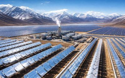 China ridică o mega-centrală solară la cea mai înaltă altitudine din Tibet