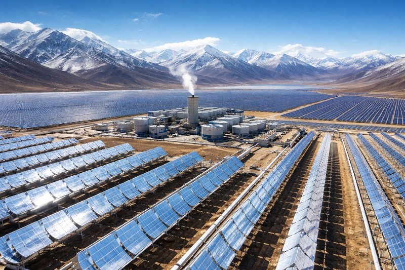 China a început construcția uneia dintre cele mai înalte și ambițioase centrale solare din lume, într-un context de presiune crescută asupra sistemelor energetice globale China a demarat oficial construcția unei centrale de energie regenerabilă în districtul Dangxiong, situat în regiunea autonomă Tibet, la o altitudine de aproximativ 4.550 de metri