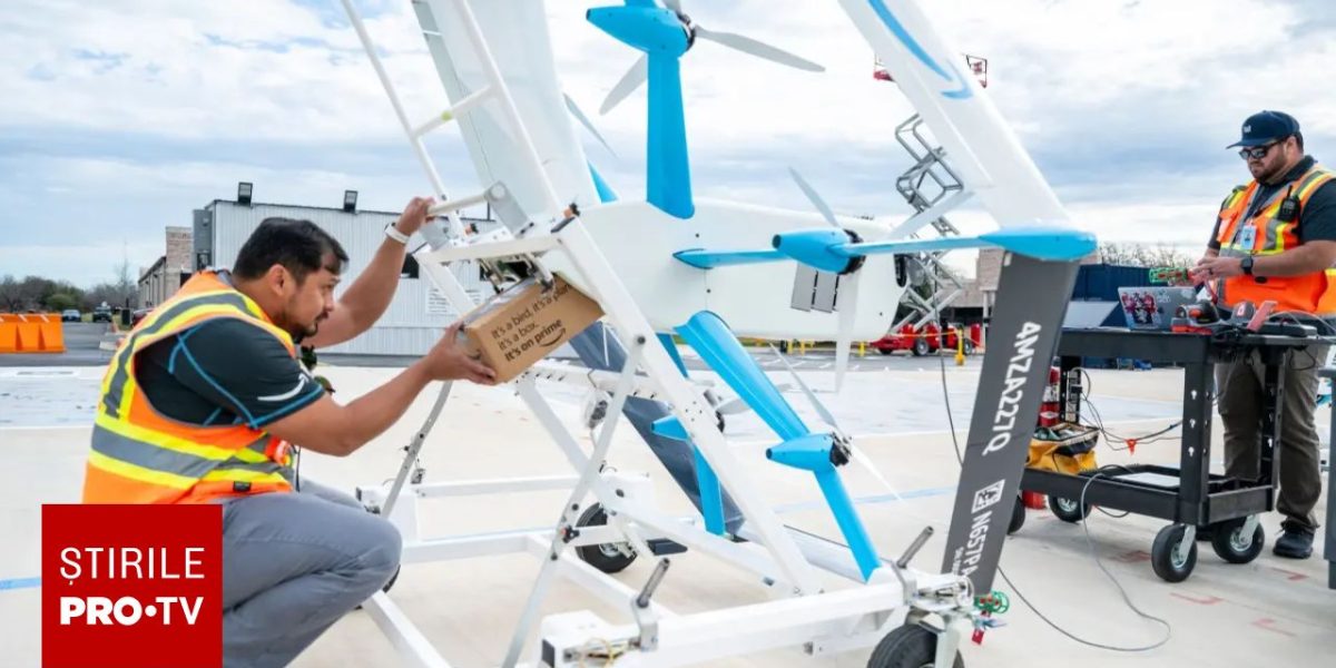 Revoltă online: Dronele AMAZON distrug colete fragile prin IA, furie maximă