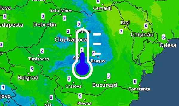 Îngheț în România: Alertă meteo pentru mai multe regiuni