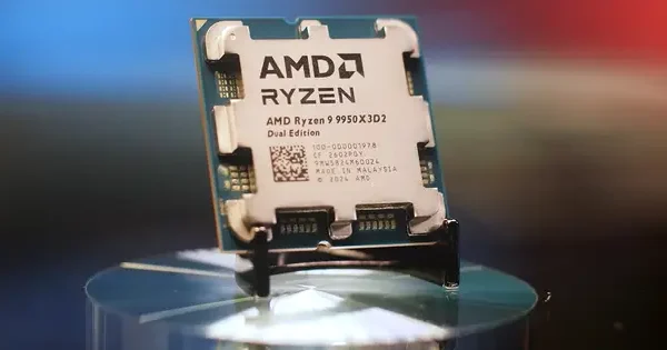 AMD Ryzen 9950X3D2 cu cache extins, în stoc la PC Garage