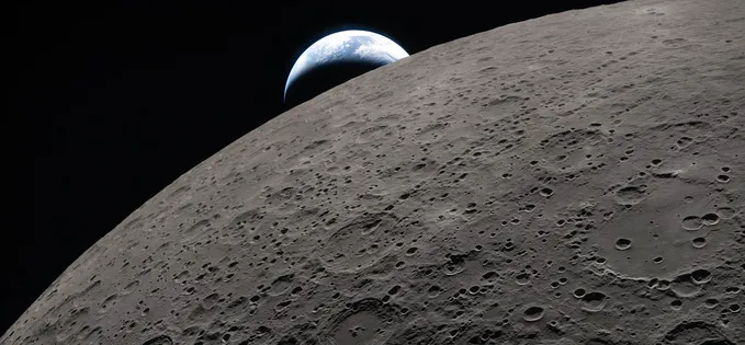 Artemis a trimis imagini spectaculoase cu Luna și Pământul