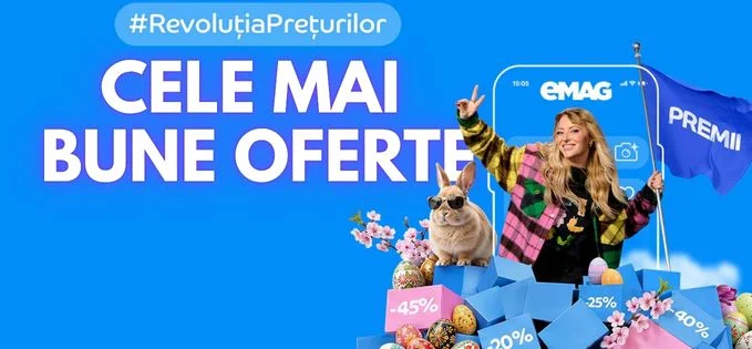 20 de oferte de la eMAG în cadrul revoluției prețurilor