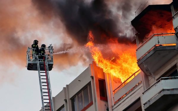 Incendiu la Cluj-Napoca: 20 de persoane, evacuate de urgență din blocul cu fum