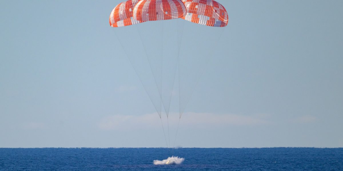 Integrity, amerizare perfectă în Pacific: NASA confirmă reușita