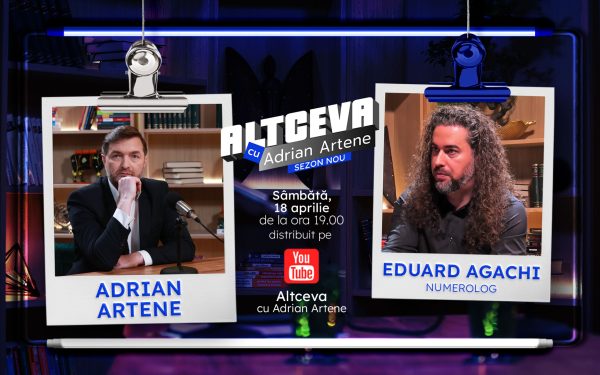 Numerologul Eduard Agachi dezvăluie secretul cifrei destinului la „Altceva cu Adrian Artene”