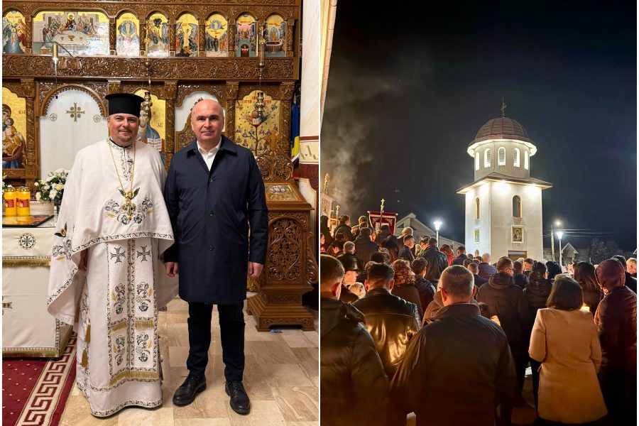 Bolojan, la Înviere în Bihor: Premierul, la slujbă în Sânmartin