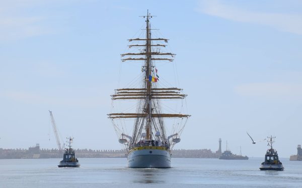 Marea cu vele: Nava-Școală Mircea pleacă în marș internațional, 5 luni din Constanța