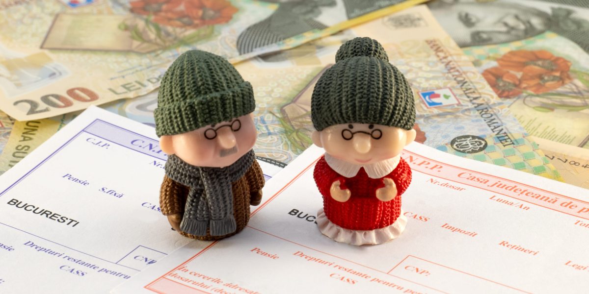 Beneficii sociale pentru pensionari: 1.281 de lei lunar