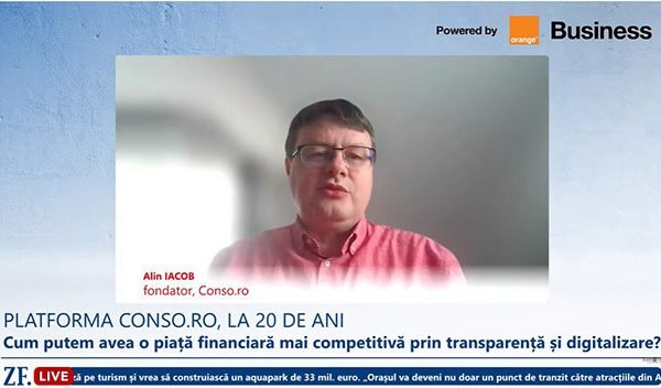 Avertisment de la ALIN IACOB, fondatorul Conso.ro: Investițiile, cu asumare și răbdare